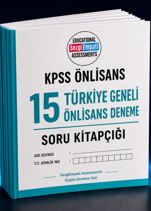 KPSS Önlisans – 15'li Türkiye Geneli Deneme Katılımı